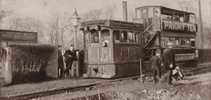 Letzter der alten Dampfstraßenbahnen in Birmingham