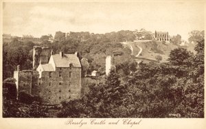 Rosslyn Castle und Kapelle von (after) English photographer