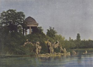 Bois de Vincennes, Lac de Saint-Mandé (farbiges Foto)
