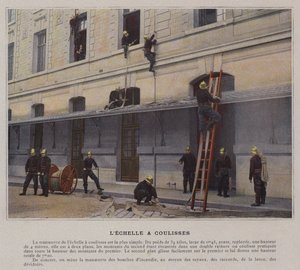 Die Schiebeleiter von (after) French Photographer