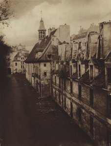 Das Innere des Hospizes der Haushalte im Jahr 1868 von (after) French Photographer