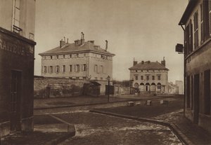 Die Barriere von Italien im Jahr 1866, mit den Pavillons von Ledoux von (after) French Photographer