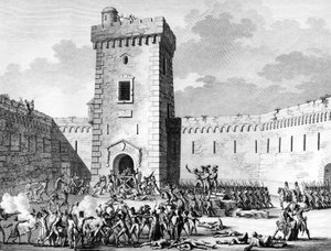 Französische Revolution und antirevolutionäre Bewegungen: Jakobinerstopp in Marseille und Aubagne, eingesperrt in Fort Saint John in Marseille und Massaker durch Royalisten am 17. Prairial An III (5. Juni)