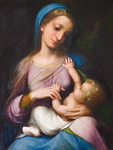 Madonna mit Kind oder Madonna Campori