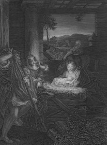 Die Geburt Christi (Stich)