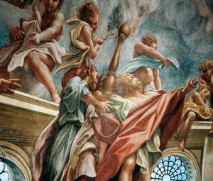 Apostel, Detail der Himmelfahrt der Jungfrau von (c.1489 1534) Correggio