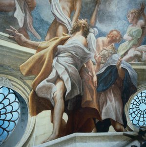 Figur eines Apostels (Detail) von (c.1489 1534) Correggio
