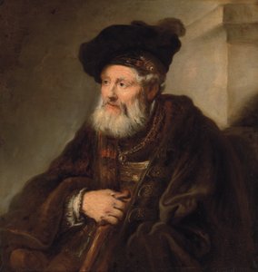 Porträt eines bärtigen Mannes von (follower of) Rembrandt Harmensz. van Rijn