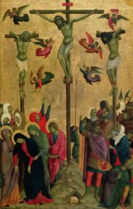 Die Kreuzigung von (school of) Duccio di Buoninsegna
