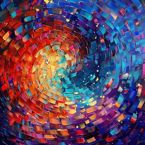Abstrakte Kunst mit Acrylfarben für online gerahmte Wandkunst Drucke