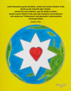 Achtsamkeit für eine heile Welt - Version 2 von Johanna Thier
