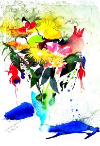 Novemberblumen II von Simon Fletcher