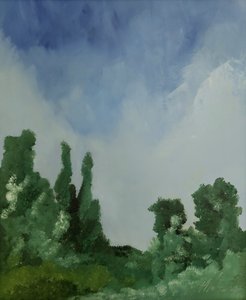 Nuvole sul bosco  von M. Vet