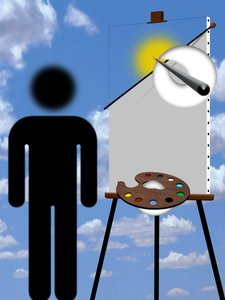 Maler und Modell (III)
