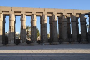 Luxor-Tempel, antike ägyptische Architektur in Luxor von Albert Mansour