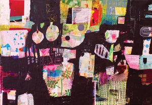 Black Abstraction 7 von OBOSHI