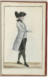 Cabinet des Modes ou les Modes Nouvelles, 1. September 1786, pl. II von A.B. Duhamel