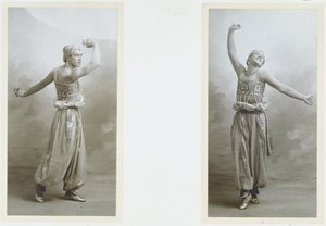 Porträt von Vaslav Fomich Nijinsky (1889-1950) in der Rolle des schwarzen Sklaven aus 