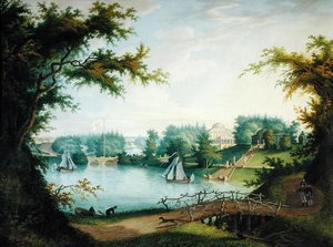 Die Große Steinbrücke und die Marienthal-Treppen, 1803 von A. Bugreyev