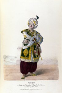 Adolphe Nourit in der Oper Tarare von Antonio Salieri (1750 - 1825). von A. Colin