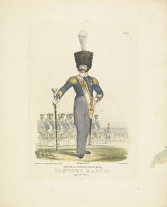 Tambourmajor in voller Uniform