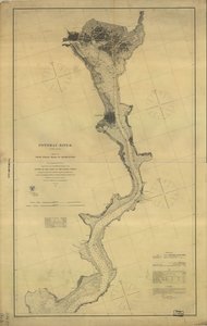 Potomac River (in vier Blättern): Blatt Nr. 4, von Indian Head bis Georgetown