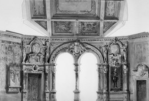 Bühnenbild für Ruy Blas (1838) von Victor Hugo, Wiederaufführung an der Comédie-Française 1879 von A. Devred