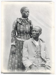 Khama und seine Frau, ca. 1910
