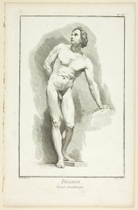 Entwurf: Akademische Figur, aus der Encyclopédie von A. J. Defehrt