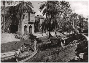 Serai Creek, Basra, Irak, 1925 von A. Kerim