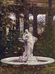 Ein schöner Brunnen in Berlin von A. Langfier