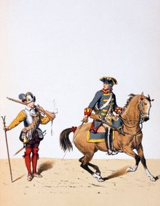 Französische königliche Truppen, um 1750 1887