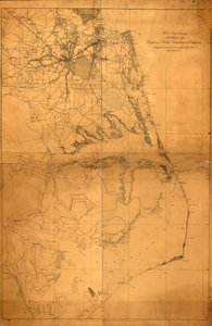 Küste von North Carolina und Virginia von A. Lindenkohl
