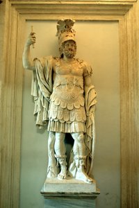 Römische Statue, Tempel des Mars Ultor, Rom von A. Lorenzini