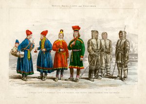 Mongolische Rasse, Lappen und Eskimos von A. Portier