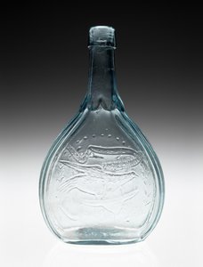 Figurierte Flasche, ca. 1866-1874 von A. R. (attr.to) Samuels