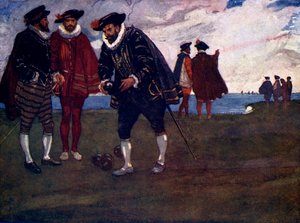 Es ist Zeit, das Spiel zu beenden und die Spanier zu schlagen, sagte Drake, 1588, 1905 von A. S. Forrest
