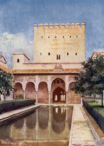 Die Alhambra, Turm von Comares von A. Trevor Haddon