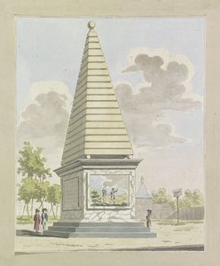 Dekoration in der Plantage, 1795 von A. Verkerk