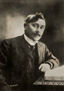 Porträt des belgischen Schriftstellers Maurice Maeterlinck