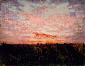 Sonnenaufgang oder Sonnenuntergang, Studie für das Buch, Concealing Coloration in the Animal Kingdom von Abbott Handerson Thayer