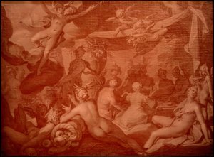Göttermahl von Abraham Bloemaert