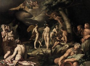 Das Urteil des Paris von Abraham Bloemaert