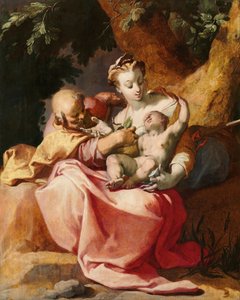Die Rast auf der Flucht nach Ägypten, 1592 von Abraham Bloemaert