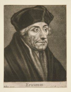 Erasmus von Rotterdam von Abraham Blooteling