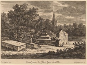 Jüdischer Friedhof außerhalb von Amsterdam