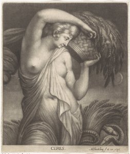 Ceres in einem Kornfeld