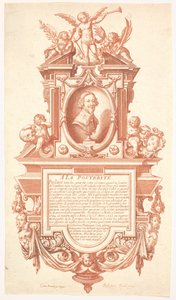 Epitaph und Porträt von Jacques Callot, 1635-36