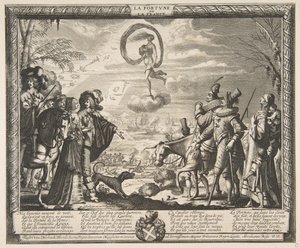 Fortuna begünstigt Frankreich von Abraham Bosse
