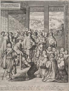 Ludwig XIII. empfängt eine Deputation von Magistraten